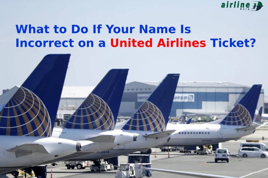 What to Do If Your Name Is Incorrect on a United Airlines Ticket_